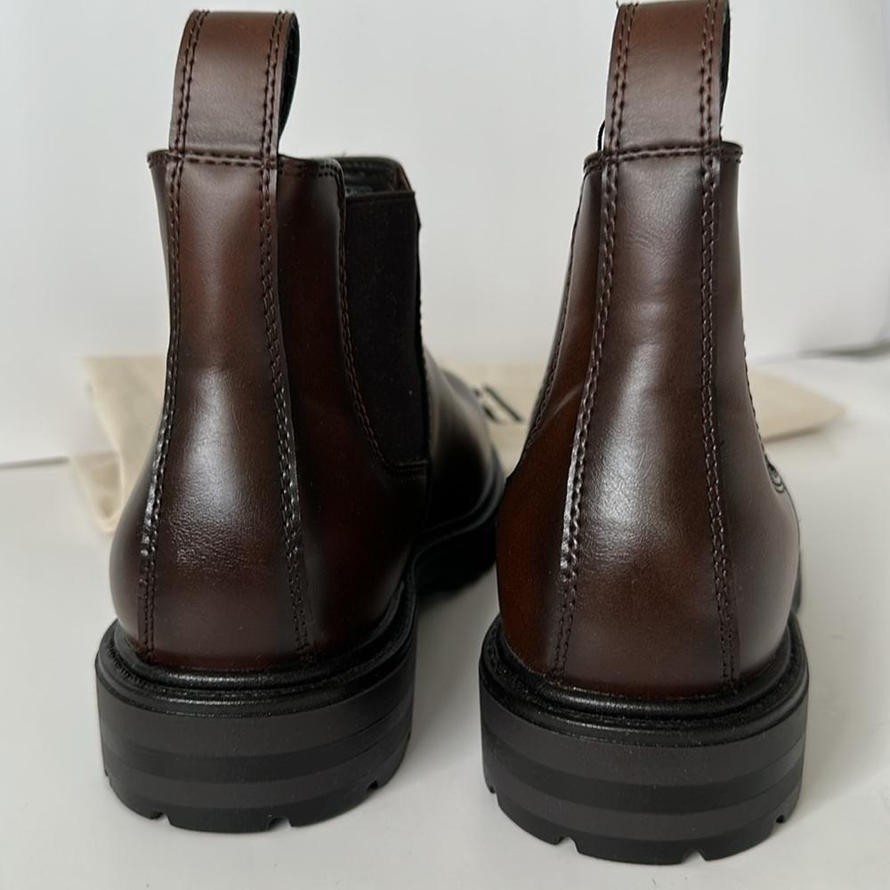 Zara Men's Dark Brown Chelsea Style Ankle Boots - Picture 5 of 17